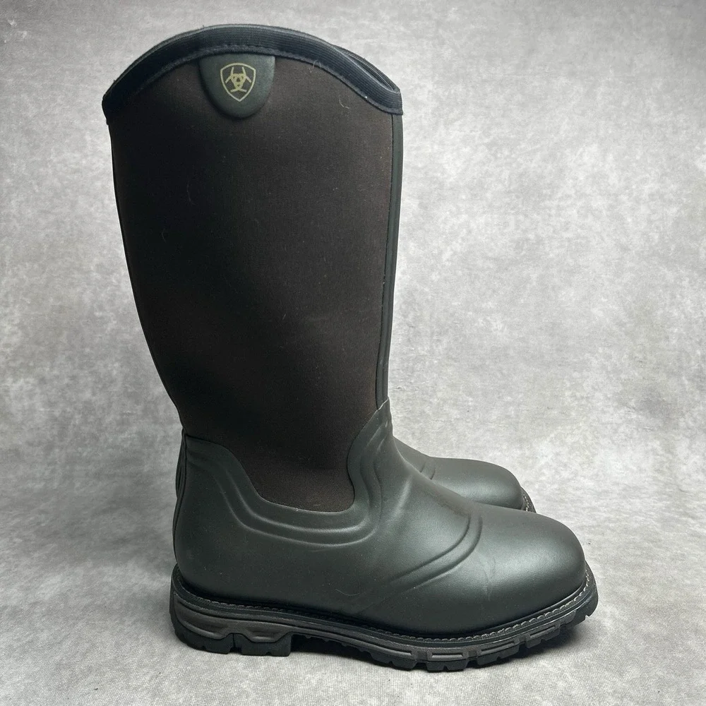 Ariat Men's Conquest Neoprene Wellington Hunting Boots Size 10EE Muck Boots